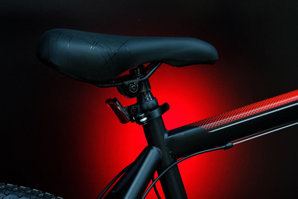 HEAM ALPHA 29 Cassete Матовый Чёрный/Красный рама 19 (на рост 171-182)