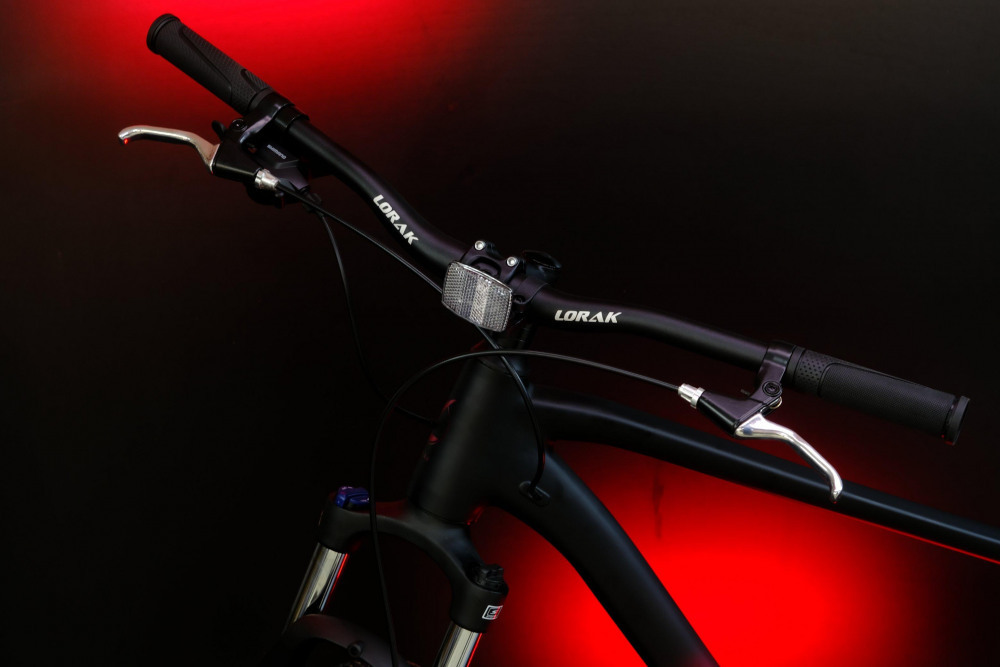 LORAK 2.0 8 sp Матовый Чёрный/Красный 17р (на рост 155-173)